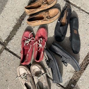 Sperry’s & TOMS boat shoes sz9